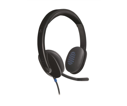 Słuchawki biurowe, callcenter Logitech H540 Headset czarne z mikrofonem